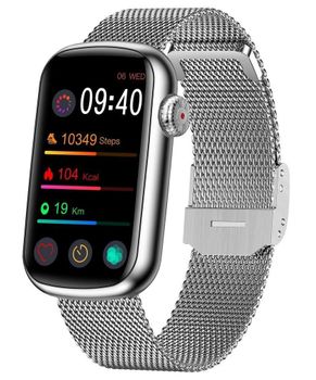 Smartwatch damski na bransolecie Garett Wave RT srebrny stalowy (4).jpg